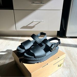 Black Doc marten sandals